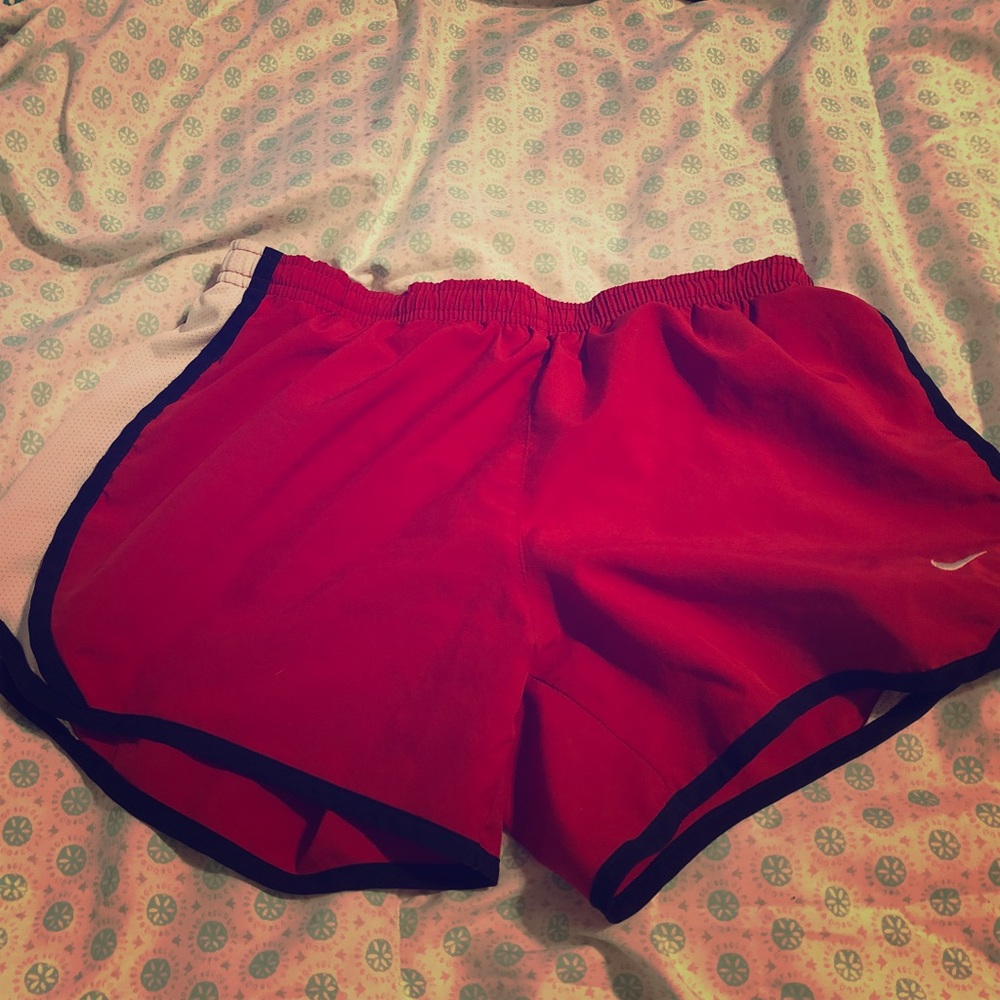 Red/ dri-fit  Nike shorts